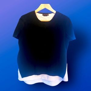 Alice and Olivia NWOT two-tier tee